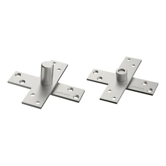 Dobradiça Pivotante 80kg - Conjunto 2 Pçs Soprano Foto 1
