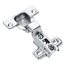 Dobradiça Porta Moveis Cozinha 35mm Curva Ou Reta Kit 12un Foto mini 1