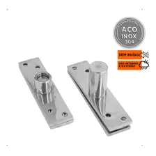 Dobradiça Porta Pivotante 150kg Pivô Inox 304 RR Inox Foto mini 3