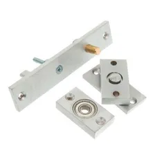 Dobradiça Porta Pivotante C/ Rolamento Cromada União Mundial Foto mini 1