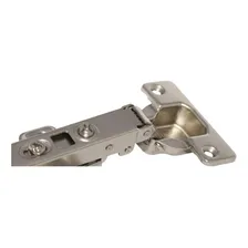 Dobradica Pressao Gold Canopla Curva 35mm Db14006 Sdb140006 Foto mini 3