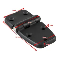 Dobradiça Reforçada Para Porta Armário Janela Lancha Barcos Foto mini  2