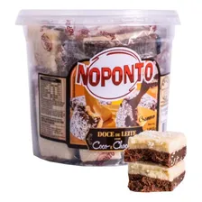 Doce De Leite C/ Coco E Chocolate Noponto C/ 20unidades Foto  mini 1