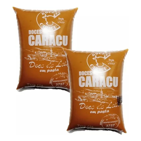 Doce De Leite Em Sache Caracu 38x25 Gramas Foto 1