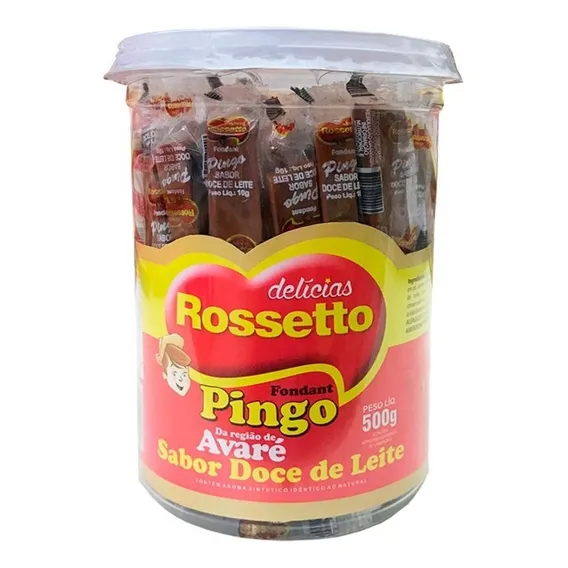 Doce De Leite Pingo Fondat 500g 3 Potes Com 50 Doces Cada Foto 1
