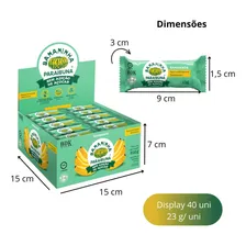 Doce de paraibuna doce de banana fit bananinha paraibuna original doce de banana diet bananada sem açúcar artesanal doce banana sem TACC 920 g 40 un Foto mini  2