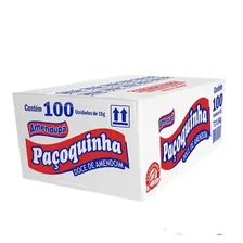 Doce Paçoca Rolha Embalada C/ 100 - Amendupã Foto  mini 1