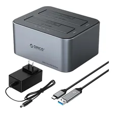 Dock Station Orico Sata 2,5 3,5 Clone Usb 3.2 Usb C 5gbps Foto  mini 1