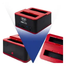 Dock Station P/ 2 Hd Usb 3.0 Sata 2,5'' E 3,5' E-sata Foto mini 4
