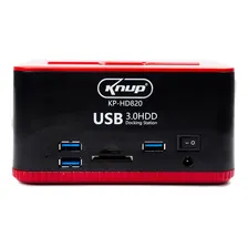 Dock Station P/ 2 Hd Usb 3.0 Sata 2,5'' E 3,5' E-sata Foto  mini 1