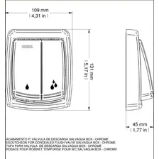 Docol Acabamento Válvula Descarga Salvágua Box Cromado 3/6 L Foto mini 4
