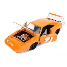 Dodge Charger Daytona 1969 Laranja 1:24 Jada Big Muscle Foto mini  2