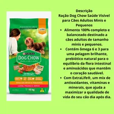 Dog Chow Filhotes Raças Pequenas Carne/frango/arroz 15 Kg Foto mini 3