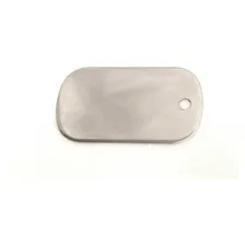 Dog Tag Militar Placas Para Gravação Em Inox 304 100u Cor Cinza Foto mini 2