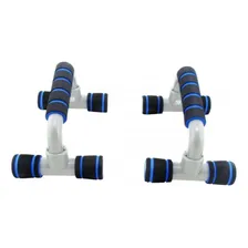 Dois Apoios Para Flexão Simples Azul Com Base Antiderrapante Foto mini 4