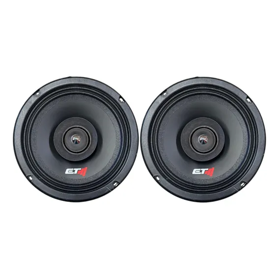 Dois Falante Etm 6 Pol 150w 4 Ohms Som Para Porta Tampões Foto 1