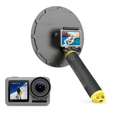 Dome para Dji Osmo Action 5 4 3 Com Gatilho e Bastão Flutuante Telesin Foto mini 2