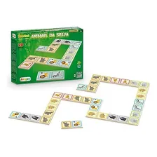 Dominó Animais Da Selva Brinquedo Infantil Educativo Junges Foto mini 4