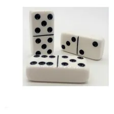 Dominó Profissional Jumbo Grosso Euclides Jordão - Branco Foto mini 1