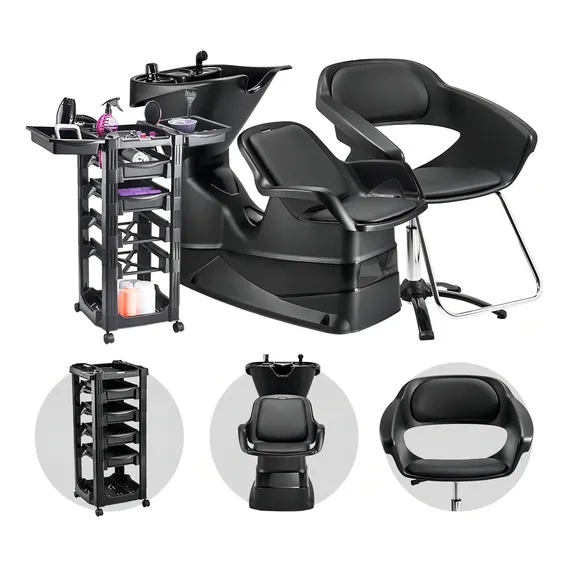 Dompel kit lavat贸rio de cabelo cadeira primma Foto 1