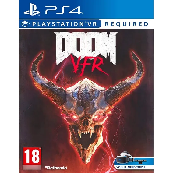 Doom Vfr - Jogo Físico Ps4 - Jogo Sniper Foto 1