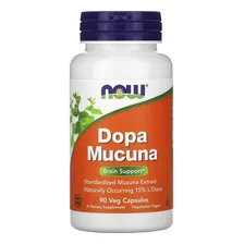 Dopa Mucuna Now Foods 90 Cápsulas Vegetarianas Foto  mini 1