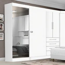 Dormitório Completo Georgia Ja Branco Para Cama Box 1,38m Foto mini 4