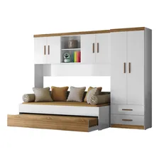 Dormitorio Infantil 3 Peças Flex 990180 Branco Nature Plla Foto  mini 1
