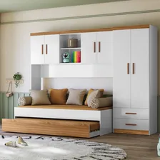 Dormitorio Infantil 3 Peças Flex 990180 Branco Nature Plla Foto mini  2