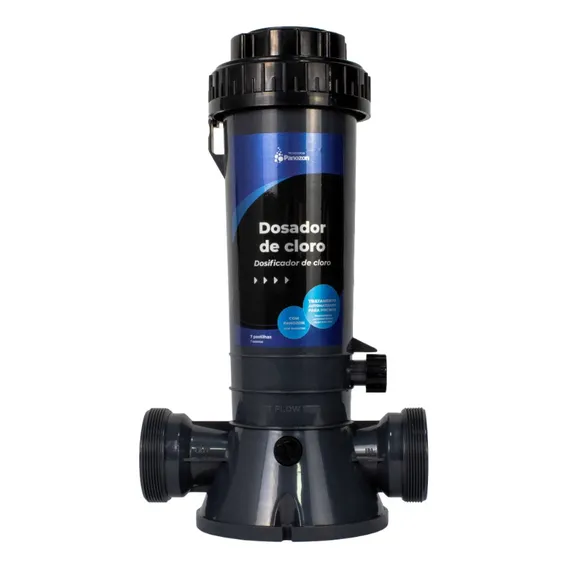Dosador Cloro Automatico Pastilha Panozon Cor Preto Foto 1