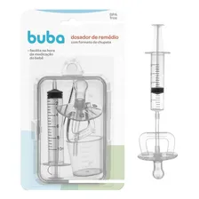 Dosador De Remédio Com Chupeta 10ml cinza Buba Foto mini 4