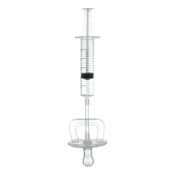 Dosador De Remédio Com Chupeta 10ml cinza Buba Foto 1