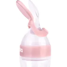 Dosador De Silicone Para Papinha Bebê 6m+ Buba Cor Rosa-claro Foto mini  2