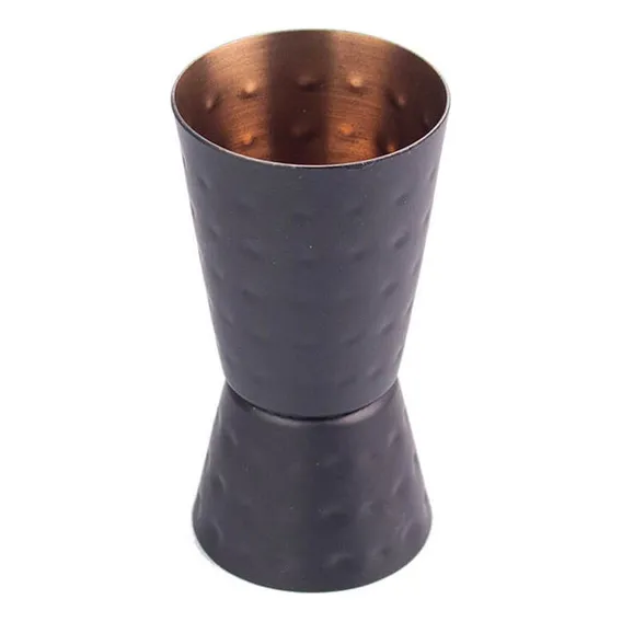 Dosador Duplo Inox Bronze E Preto 25ml E 50ml Mimostyle Foto 1
