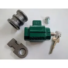 Dovale cadeado de aço para porta de enrolar com chave tetra dovale cor verde Foto mini 3