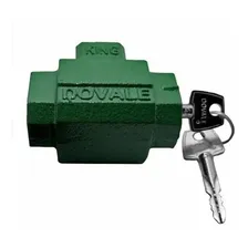 Dovale cadeado de aço para porta de enrolar com chave tetra dovale cor verde Foto mini 1