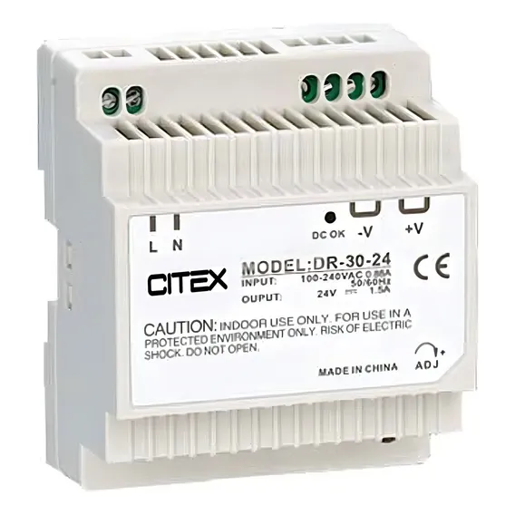 Dr-30-24 Fonte Chaveada Para Trilho Din 24vcc 1.3a 30w Foto 1