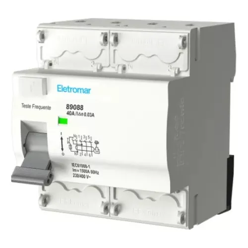 Dr Idr Tetrapolar Interruptor Diferencial Residual 6ka 40a Foto 1