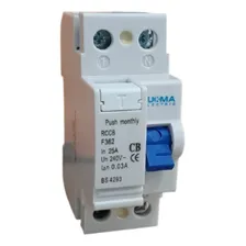 Dr - Interruptor Diferencial Residual - 2p 25a - 30ma Lukma Foto mini 1