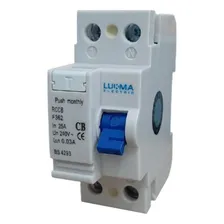 Dr - Interruptor Diferencial Residual - 2p 25a - 30ma Lukma Foto mini 2