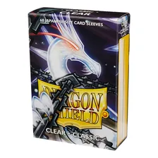 Dragon Shield Sleeves Mini Clear Classic Transparente Yugioh Foto mini 1