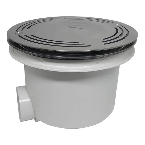 Dreno De Fundo Em AƧo Inox Para Piscina De Vinil Foto 1