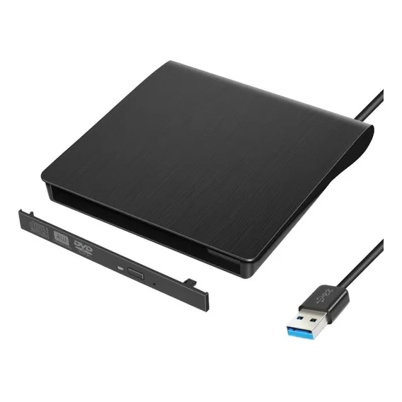 Drive Gravador Dvd Cd Externo Usb 3.0 Portátil Pc Ultrabook Foto 1