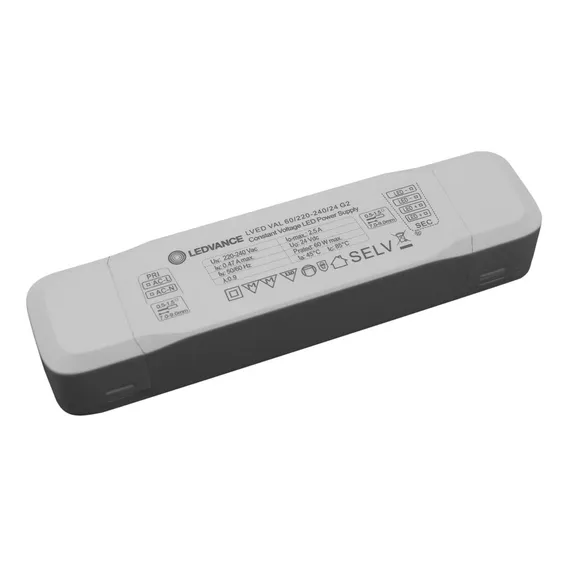 Driver Para Fita Led 60w Bivolt Ip20 24v Primeflex Ledvance Foto 1