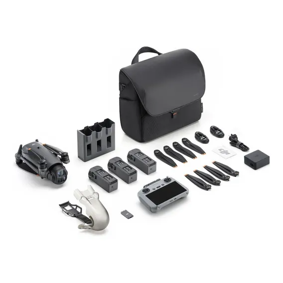 Drone DJI CHINA DJI Mavic 4 Pro Fly more Combo Drone DJI Mavic 4 Pro Fly More Combo (DJI RC 2) com câmera dupla, cinza 6K, 3 baterias Foto 1
