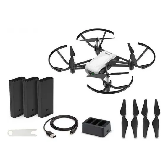 Drone Dji Tello Boost Combo White Branco Cor Preto Foto 1