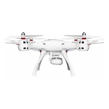 Drone Syma X8Pro com câmera HD branco 2.4GHz 1 bateria Foto mini 3