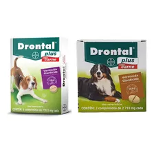 Drontal Plus Cães 10kg 4 Comp+ 1 Drontal Plus Cães 35kg 2 Cp Foto mini 1