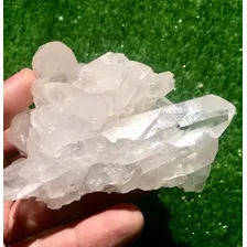 Drusa De Cristal Branco Transparente C/ Pontas Brutas Foto mini 4