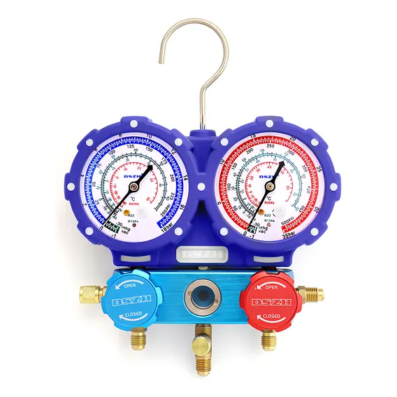 Dszh WK-C6003S manifold anal贸gico gas R22/134a/404a premium Foto 1